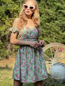 Платья Trend Alacati Stili модель ALC-X8879/Yesil Фото