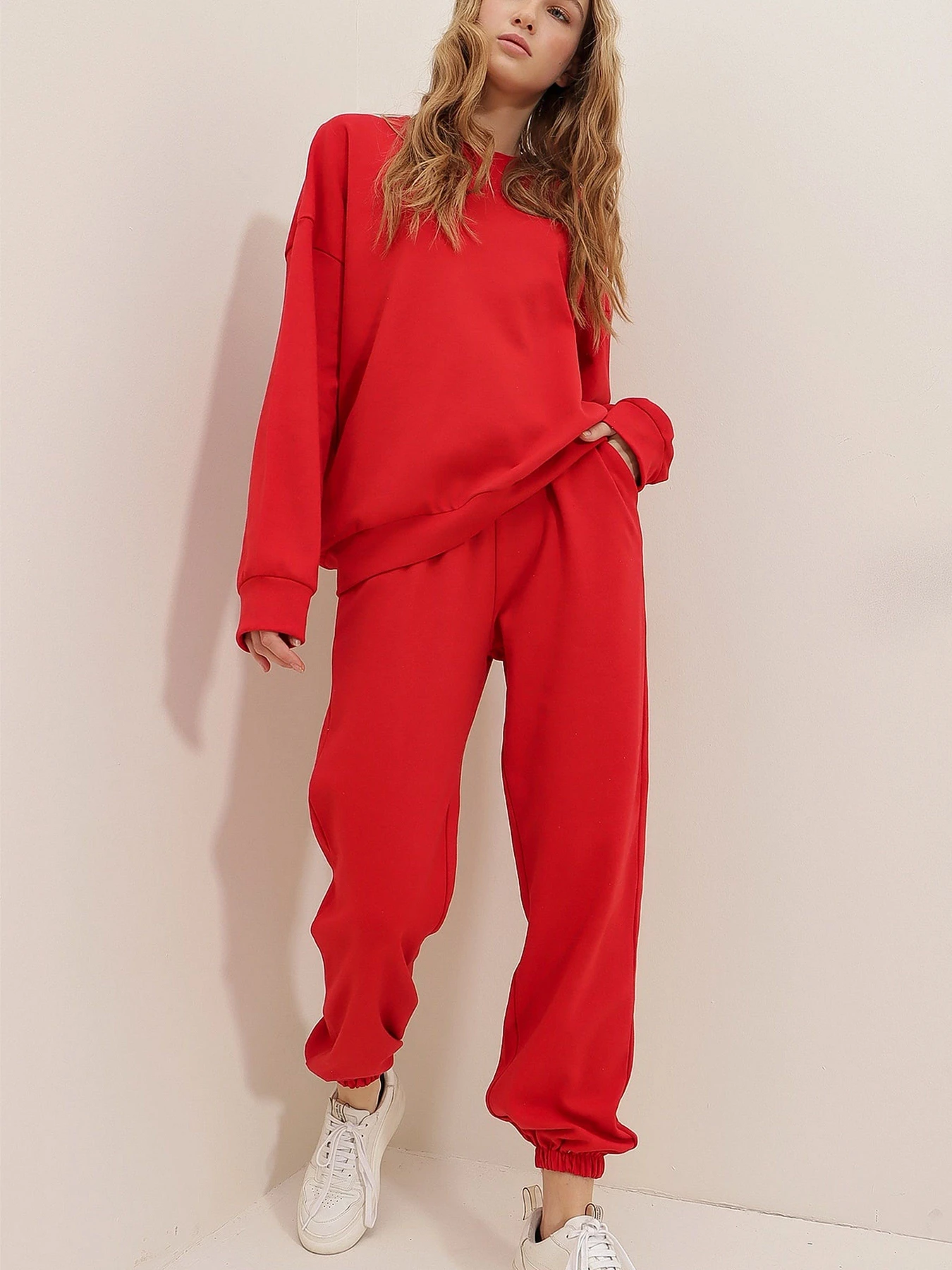 Костюми Trend Alacati Stili модель ALC-507-669-001/Kirmizi Фото