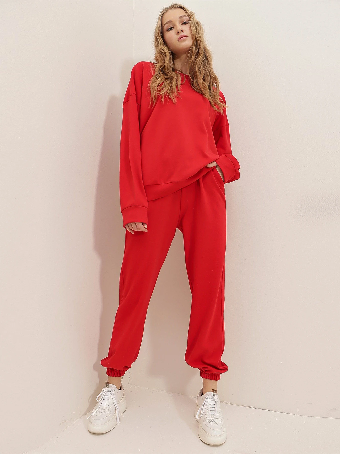 Костюми Trend Alacati Stili модель ALC-507-669-001/Kirmizi Фото