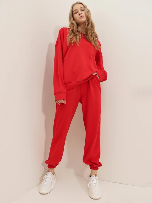 Костюмы Trend Alacati Stili модель ALC-507-669-001/Kirmizi Фото