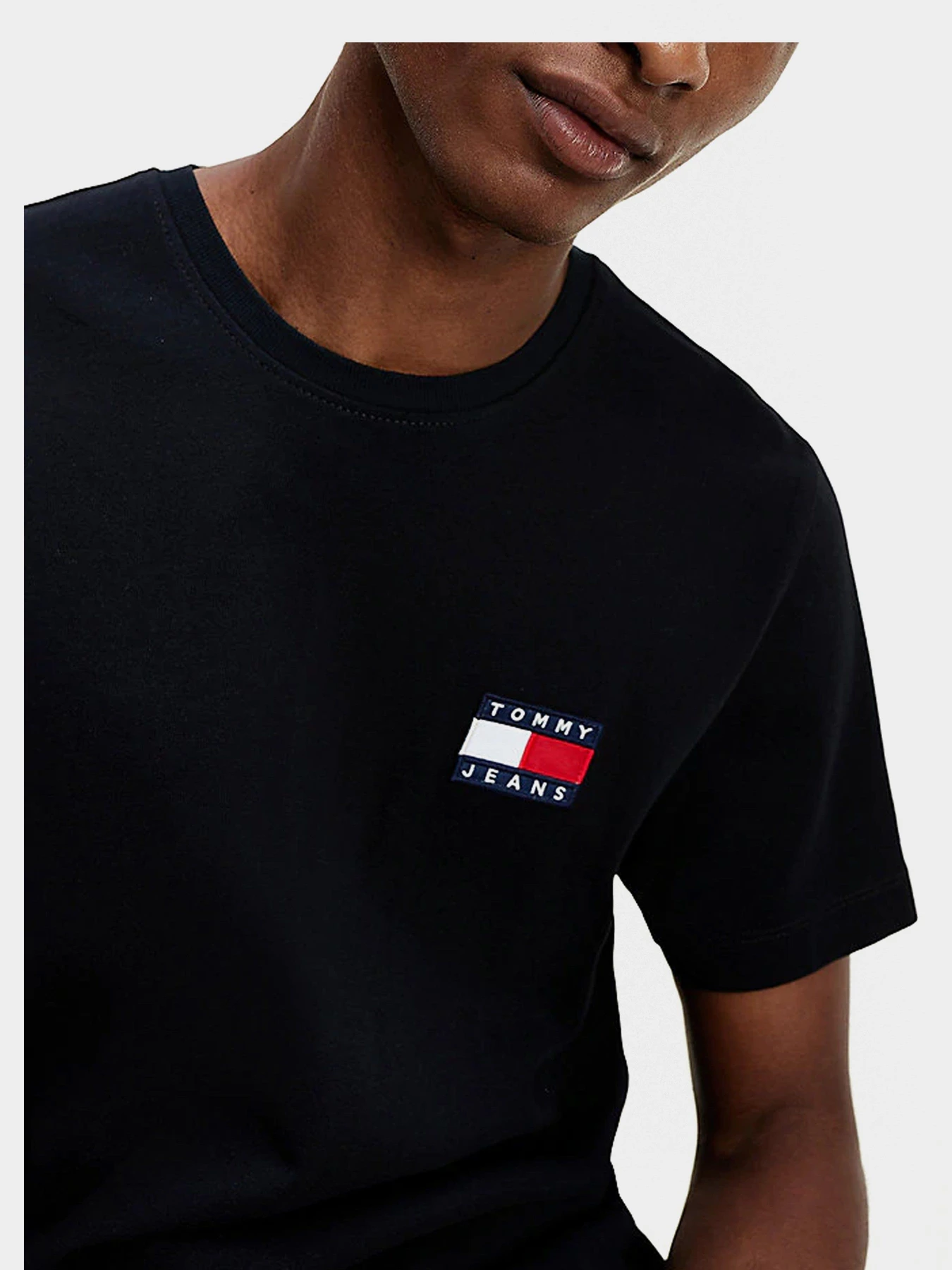Футболки і поло Tommy Hilfiger BADGE модель DM0DM06595-BDS Футболки і поло Tommy Hilfiger BADGE модель DM0DM06595-BDS Фото