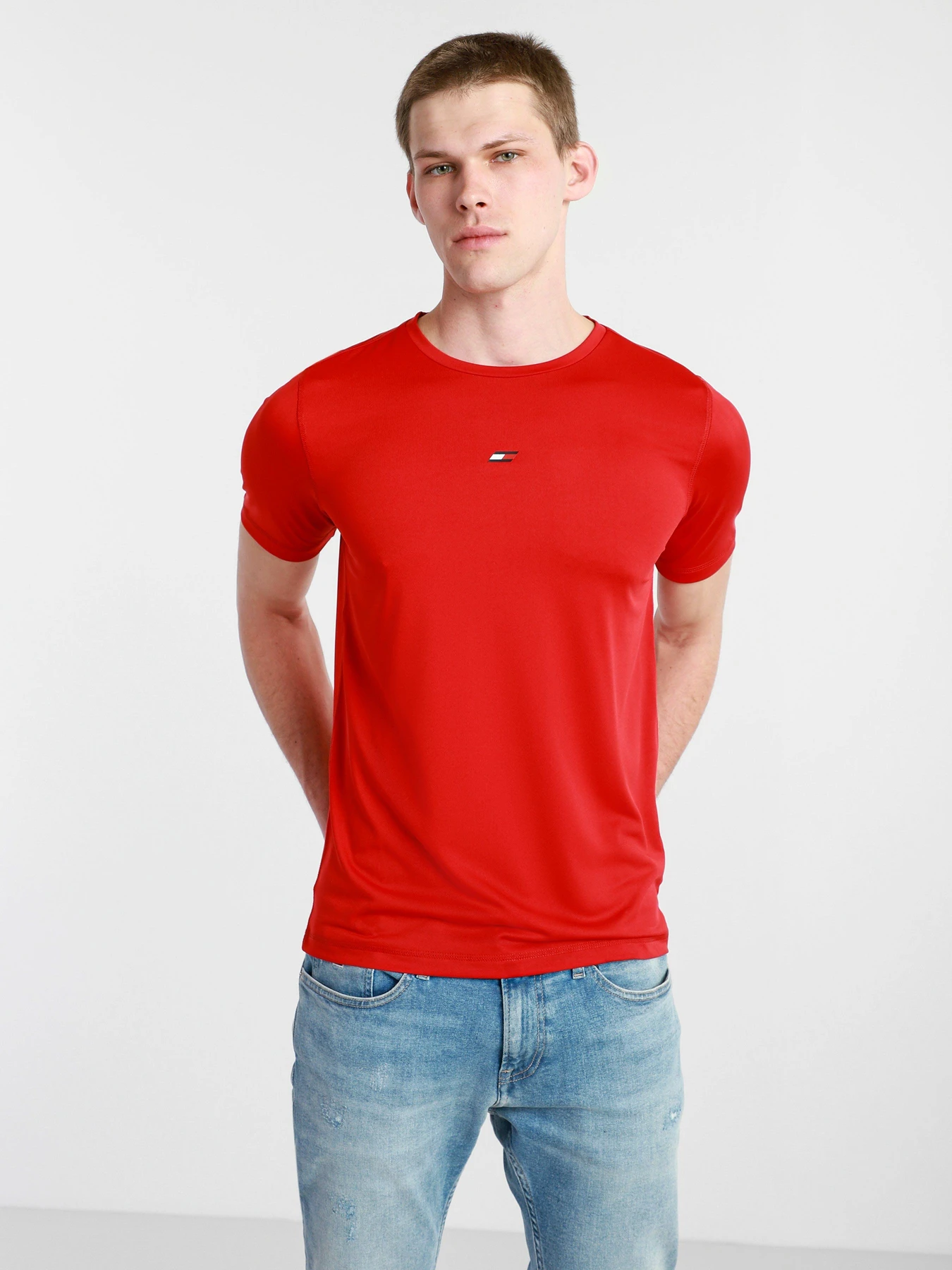 Футболки и поло Tommy Hilfiger модель MW0MW17230-XLG Футболки и поло Tommy Hilfiger модель MW0MW17230-XLG Фото