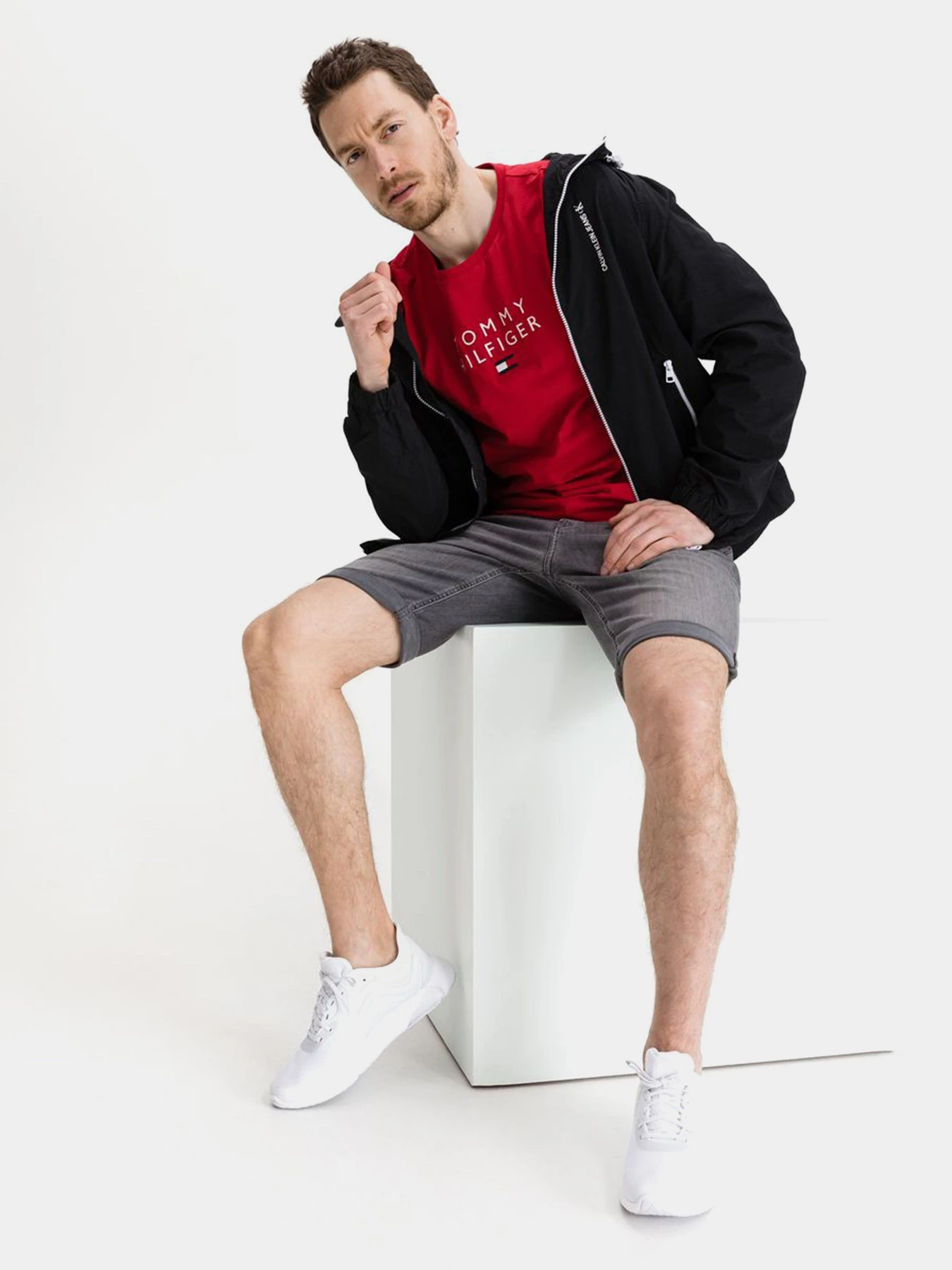 Футболки и поло Tommy Hilfiger модель MW0MW17663-XLG Футболки и поло Tommy Hilfiger модель MW0MW17663-XLG Фото
