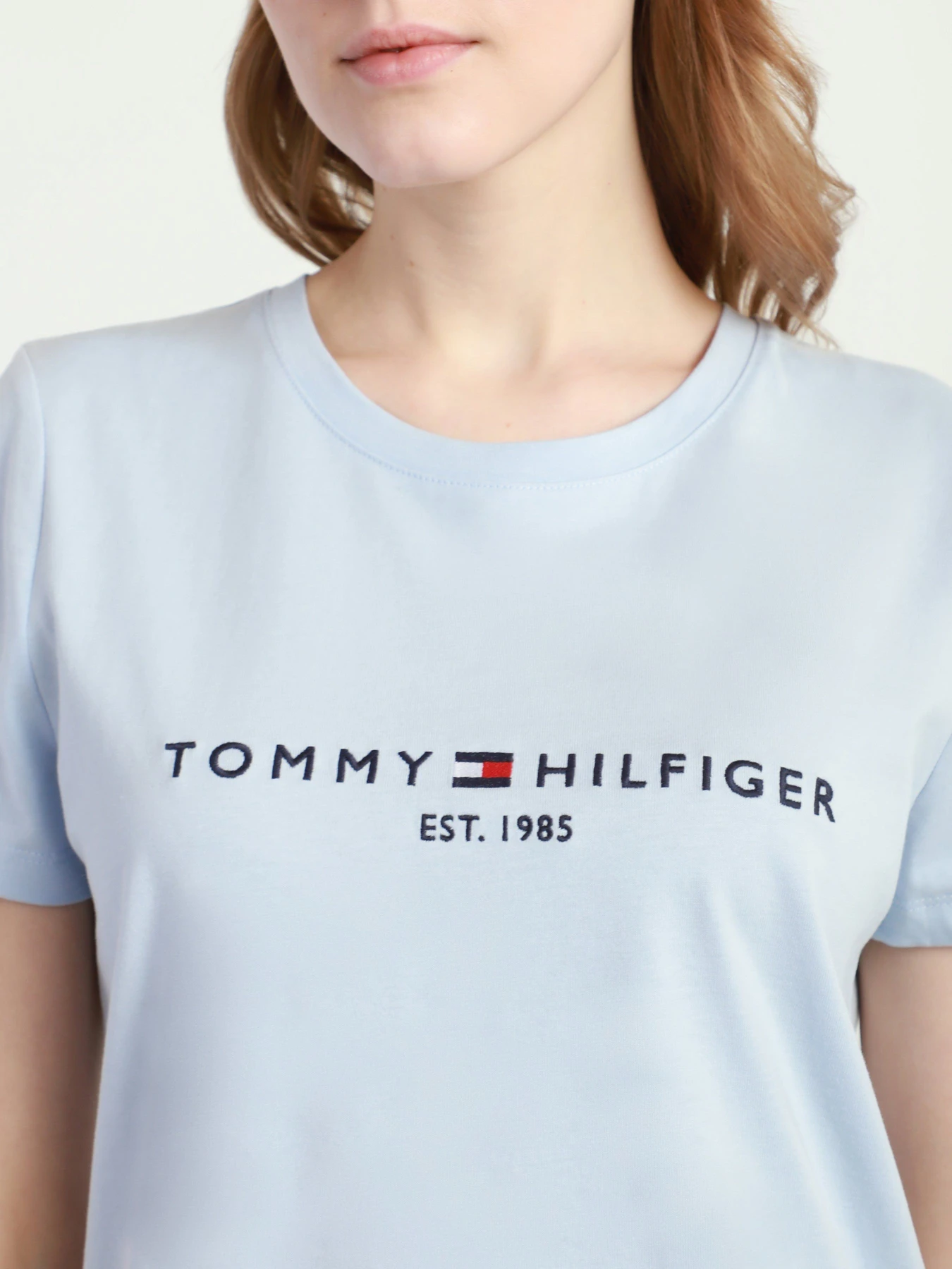 Футболки и поло Tommy Hilfiger модель WW0WW28681-C1O Футболки и поло Tommy Hilfiger модель WW0WW28681-C1O Фото