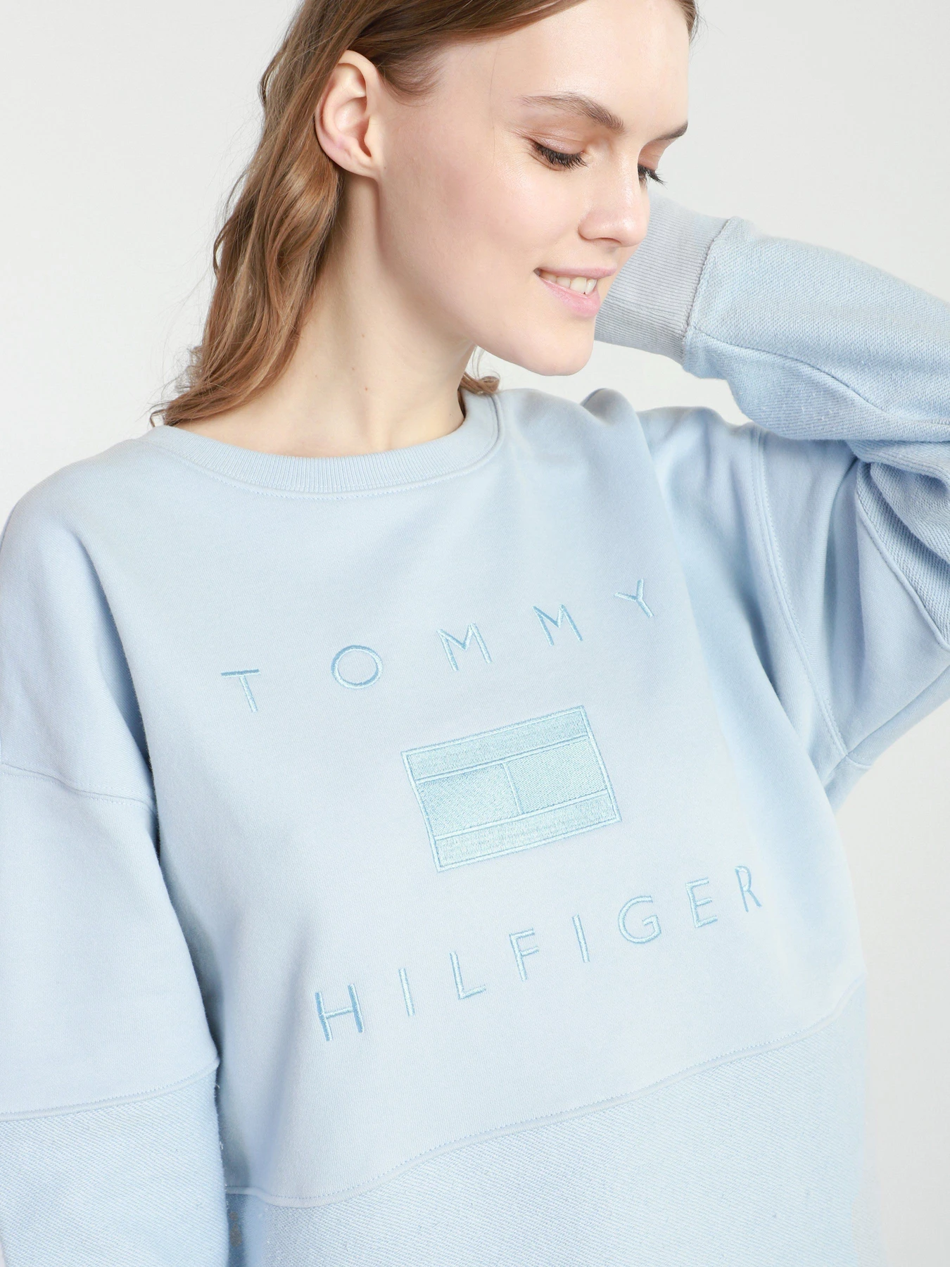 Худи и свитшоты Tommy Hilfiger модель WW0WW29844-C1O Худи и свитшоты Tommy Hilfiger модель WW0WW29844-C1O Фото