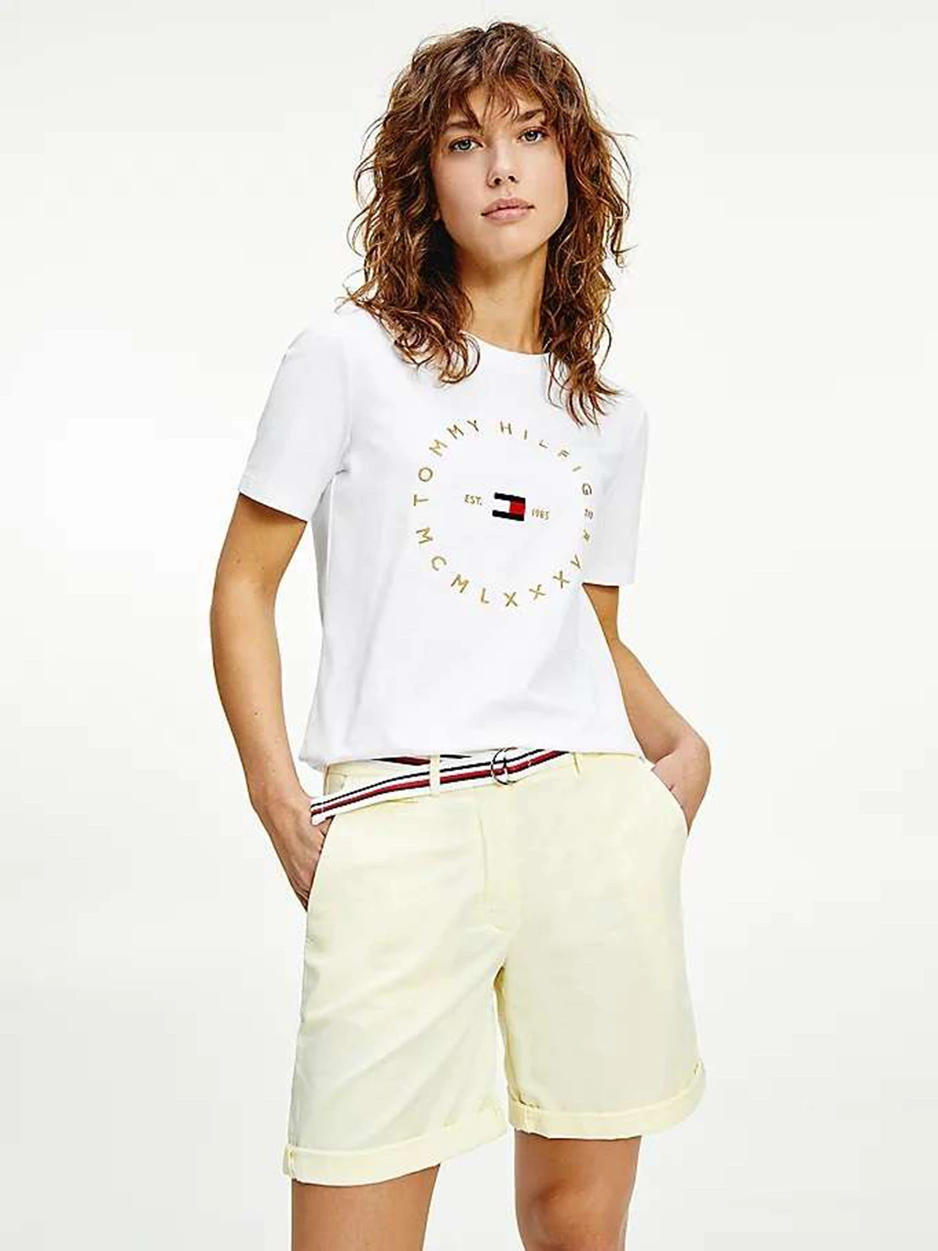 Футболки і поло Tommy Hilfiger модель WW0WW30103-YBR Футболки і поло Tommy Hilfiger модель WW0WW30103-YBR Фото
