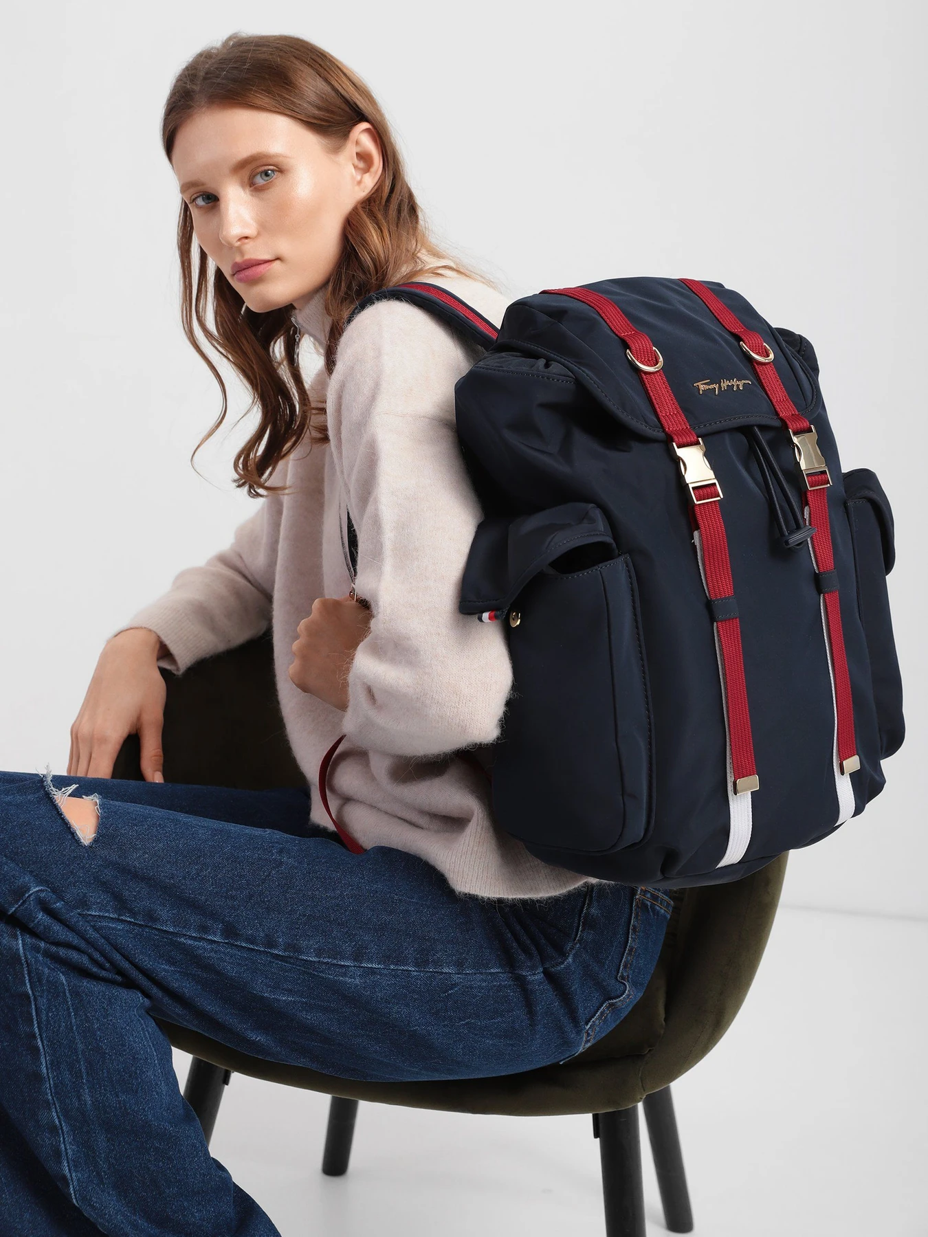 Рюкзаки Tommy Hilfiger модель AW0AW10763-DW5 Рюкзаки Tommy Hilfiger модель AW0AW10763-DW5 Фото