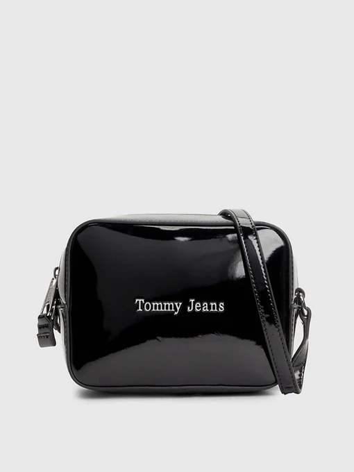 Сумки Tommy Hilfiger PATENT FINISH CROSSOVER CAMERA модель AW0AW14955-BDS Фото