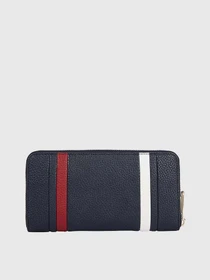Кошельки Tommy Hilfiger SIGNATURE MONOGRAM LARGE ZIP-AROUND модель AW0AW15119-DW6 Фото