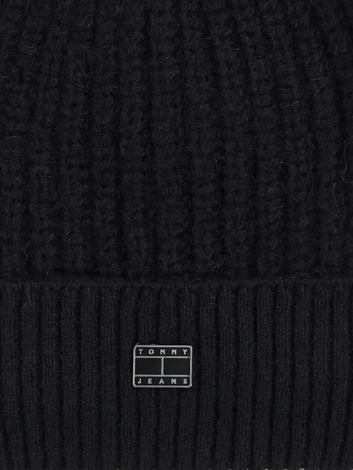 Tommy Hilfiger Tjw Cosy Knit Шапка колір чорний фото 3