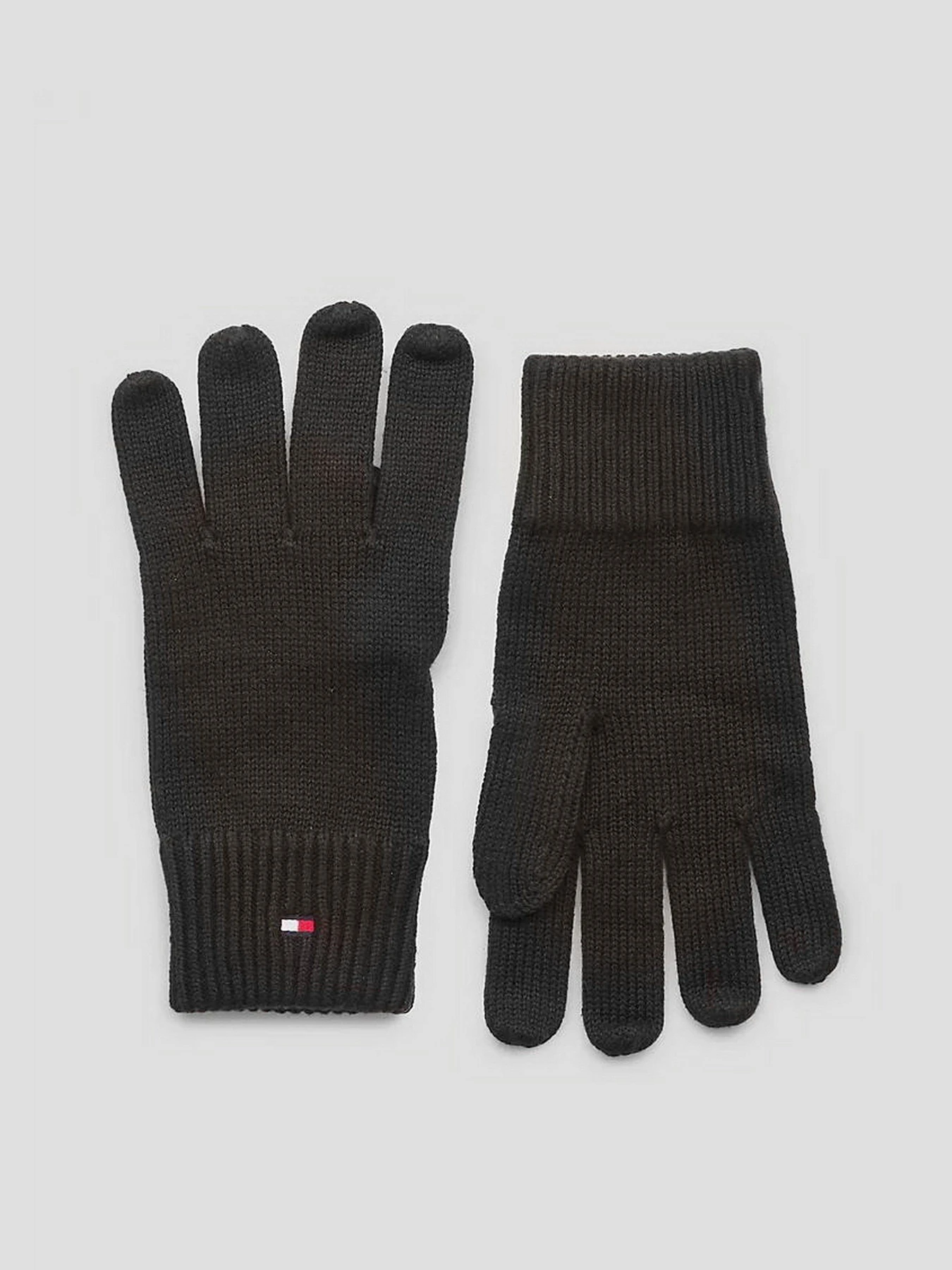 Перчатки и варежки Tommy Hilfiger Essential Flag Knitted Gloves модель AM0AM11048-BDS Фото