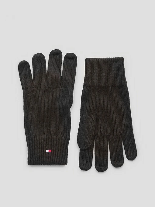 Перчатки и варежки Tommy Hilfiger Essential Flag Knitted Gloves модель AM0AM11048-BDS Фото