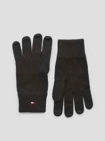 Перчатки и варежки Tommy Hilfiger Essential Flag Knitted Gloves модель AM0AM11048-BDS Фото