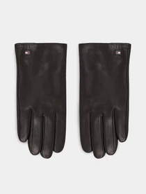 Перчатки и варежки Tommy Hilfiger Essential Flag Leather Gloves модель AM0AM11482-BDS Фото