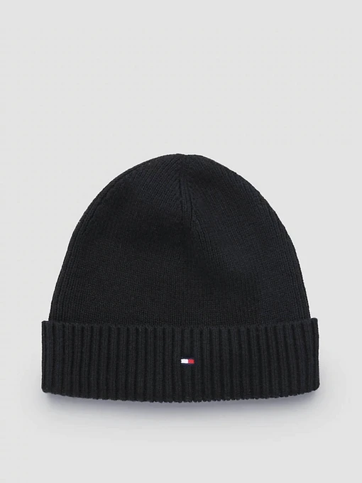 Шапки и кепки Tommy Hilfiger Essential Flag Beanie модель AM0AM10337-BDS Фото