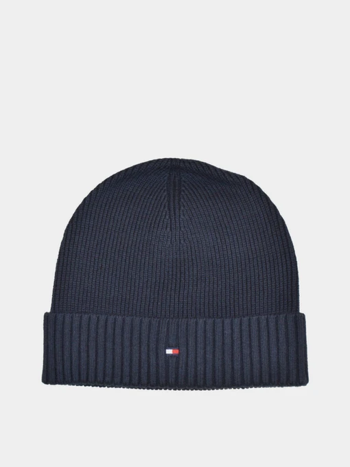Шапки и кепки Tommy Hilfiger Essential Flag Beanie модель AM0AM10337-DW6 Фото