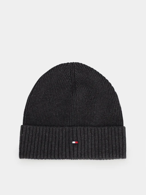 Шапки и кепки Tommy Hilfiger Essential Flag Beanie модель AM0AM10337-PA7 Фото