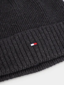 Шапки и кепки Tommy Hilfiger Essential Flag Beanie модель AM0AM10337-PA7 Фото