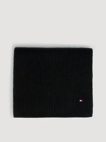 Шарфи та хустки Tommy Hilfiger ESSENTIAL RIB-KNIT FLAG EMBROIDERY модель AM0AM11480-BDS Фото