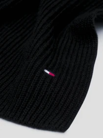 Шарфи та хустки Tommy Hilfiger ESSENTIAL RIB-KNIT FLAG EMBROIDERY модель AM0AM11480-BDS Фото