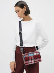 Сумки Tommy Hilfiger Iconic Tommy Camera Bag Check C модель AW0AW15206-0G0 Фото