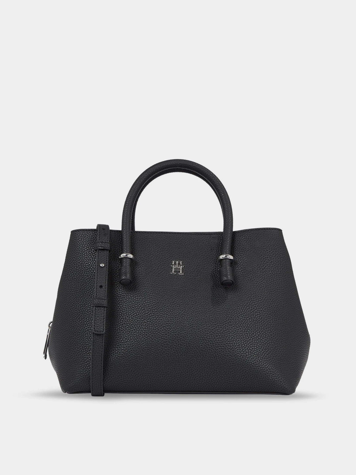Сумки Tommy Hilfiger Th Emblem Satchel модель AW0AW15224-BDS Сумки Tommy Hilfiger Th Emblem Satchel модель AW0AW15224-BDS Фото