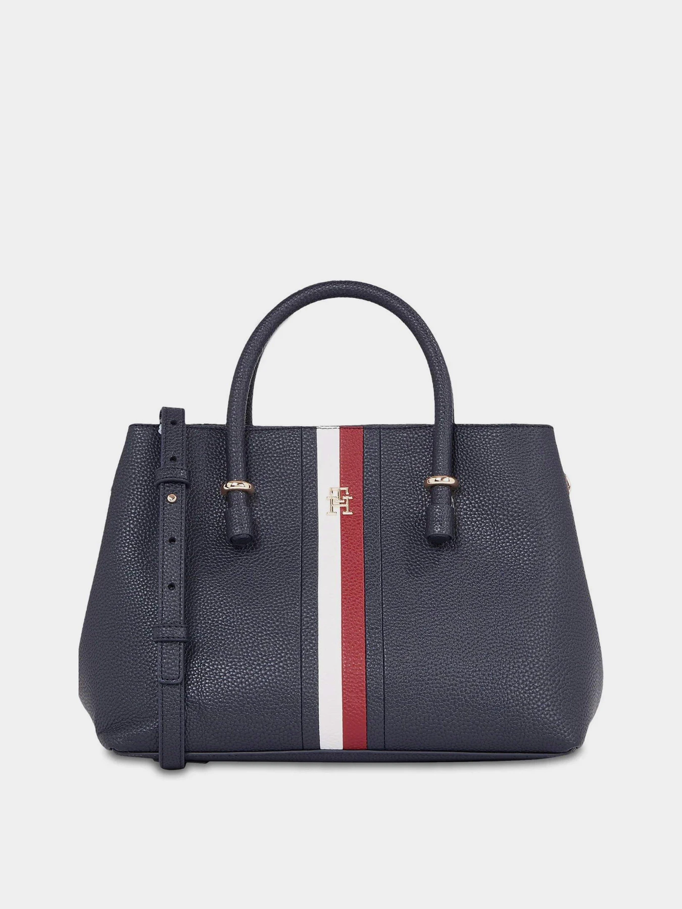 Сумки Tommy Hilfiger Th Emblem Satchel Corp модель AW0AW15286-DW6 Сумки Tommy Hilfiger Th Emblem Satchel Corp модель AW0AW15286-DW6 Фото
