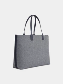 Сумки Tommy Hilfiger Iconic Tommy Tote Wool Logo модель AW0AW15576-PSE Фото