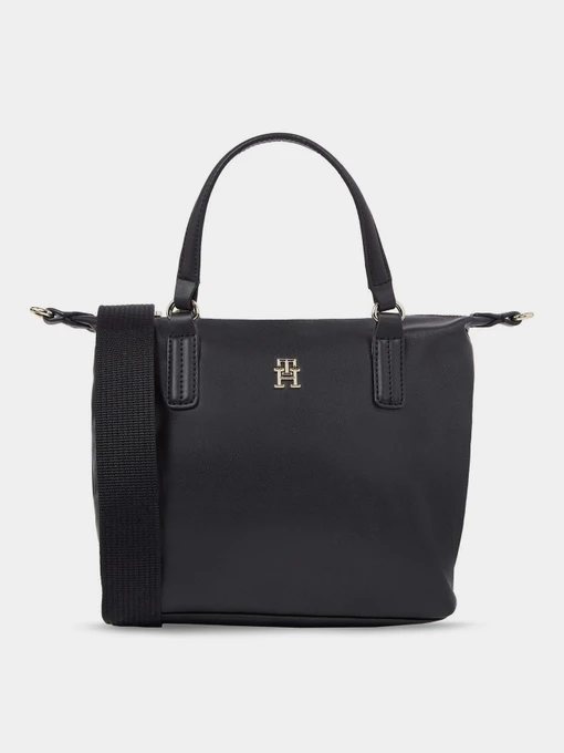 Сумки Tommy Hilfiger Poppy Plus Small Tote модель AW0AW15592-BDS Фото