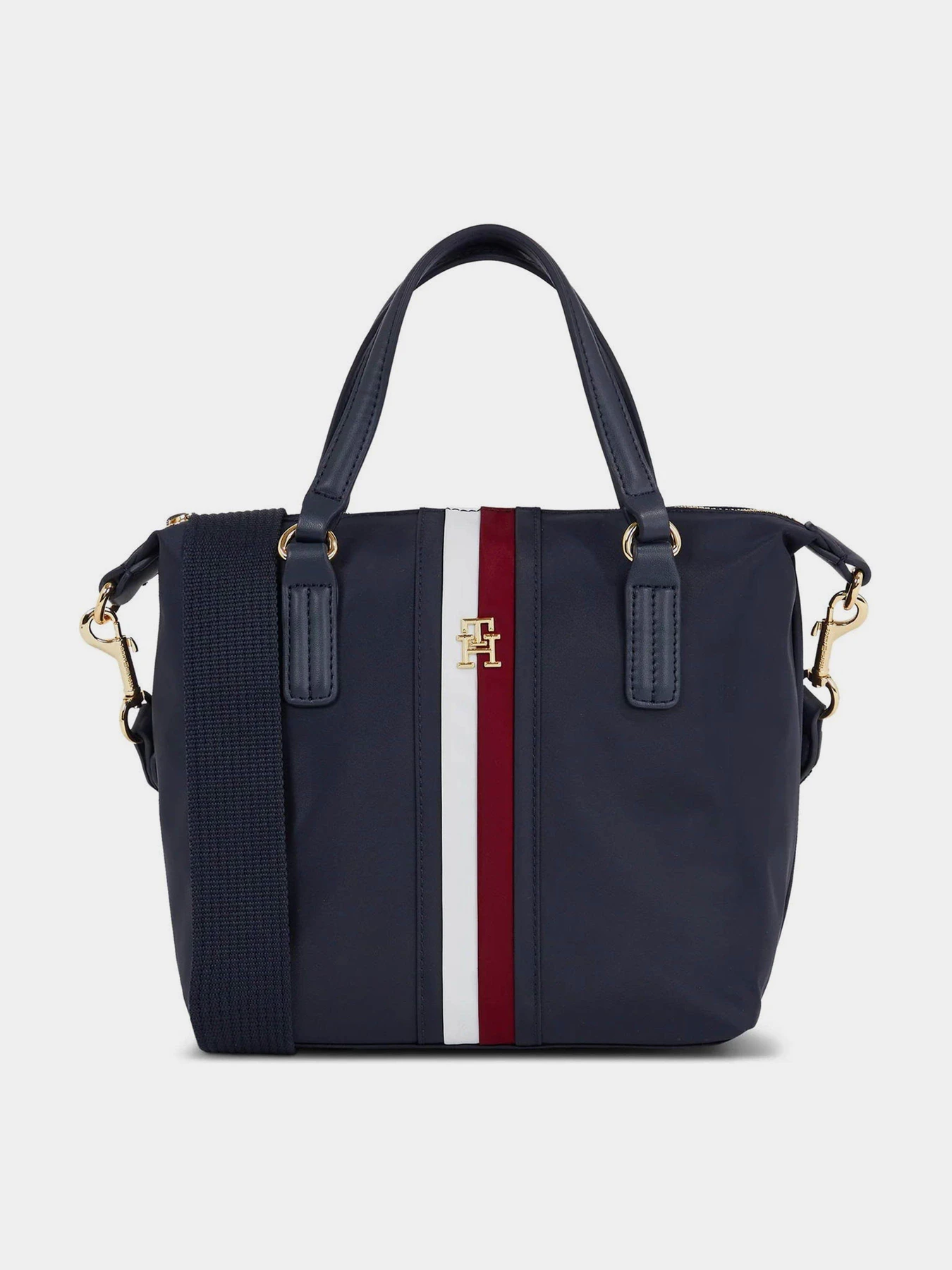 Сумки Tommy Hilfiger Poppy Small Tote Corp модель AW0AW15894-DW6 Сумки Tommy Hilfiger Poppy Small Tote Corp модель AW0AW15894-DW6 Фото