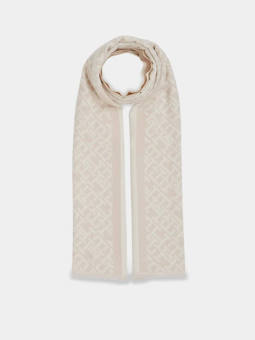 Шарфы и платки Tommy Hilfiger Monogram Brushed модель AW0AW15341-ABH Фото