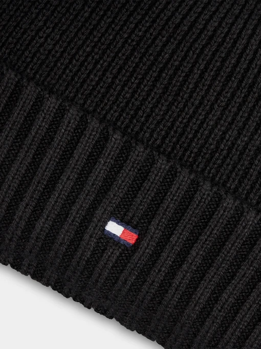 Tommy Hilfiger Шапка колір чорний фото 3
