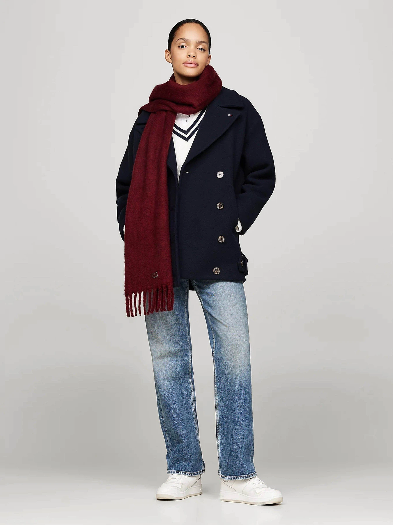 Шарфи та хустки Tommy Hilfiger модель AW0AW16790-VLP Фото