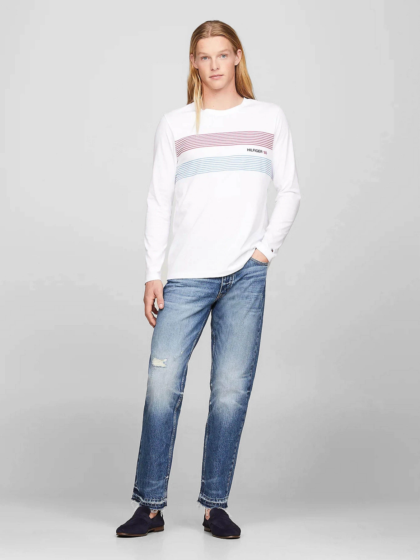 Джинсы Tommy Hilfiger модель MW0MW35174-1BH Джинсы Tommy Hilfiger модель MW0MW35174-1BH Фото