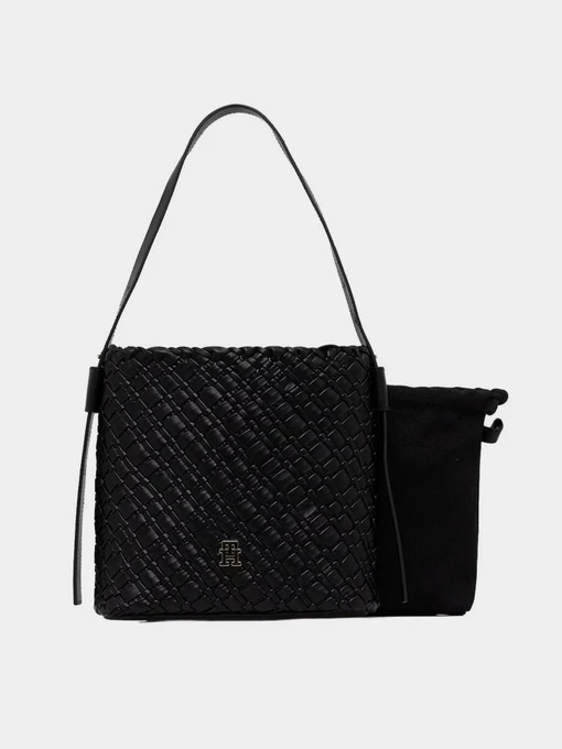 Сумки Tommy Hilfiger TH BRAIDED SHOULDER BAG модель AW0AW18160-BDS Фото