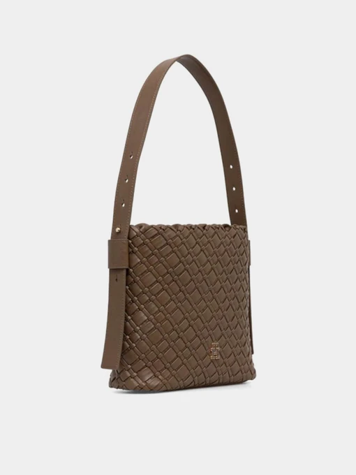 Tommy Hilfiger TH BRAIDED SHOULDER BAG Шолдер бег колір коричневий фото 2
