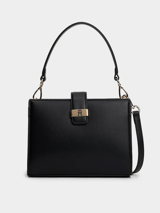 Сумки Tommy Hilfiger TH HERITAGE MINI SATCHEL модель AW0AW18286-BDS Фото