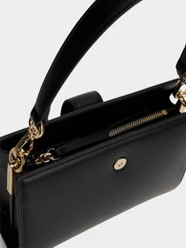 Сумки Tommy Hilfiger TH HERITAGE MINI SATCHEL модель AW0AW18286-BDS Фото