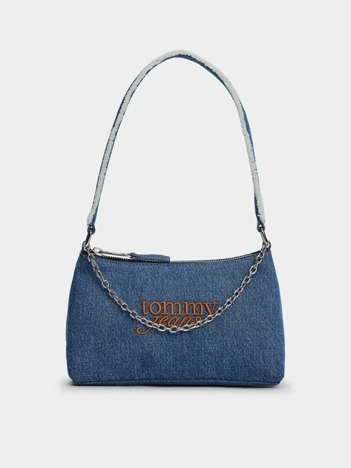 Сумки Tommy Hilfiger TJW COOL DENIM SHOULDER BAG модель AW0AW18575-1A7 Фото