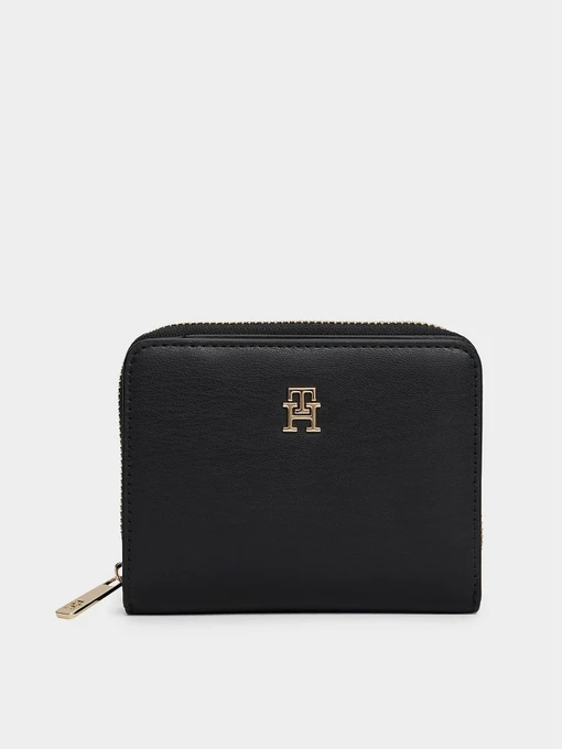 Гаманці Tommy Hilfiger TH ICON MED ZA FLAP модель AW0AW17742-BDS Фото