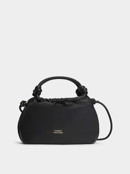 Сумки Tommy Hilfiger TH SOFT LEATHER MED CROSSOVER модель AW0AW18369-BDS Фото