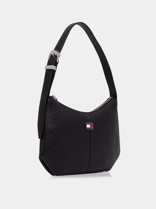 Tommy Hilfiger Шолдер бег колір чорний фото 2