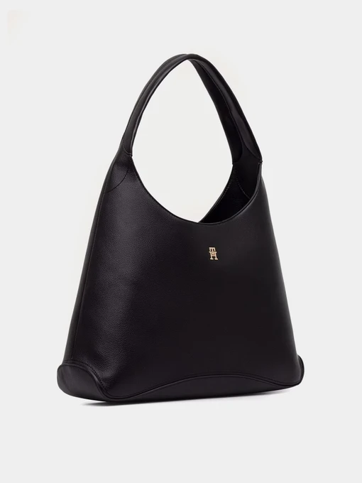 Tommy Hilfiger Хобо колір чорний фото 2