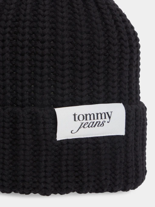 Tommy Hilfiger Шапка колір чорний фото 3