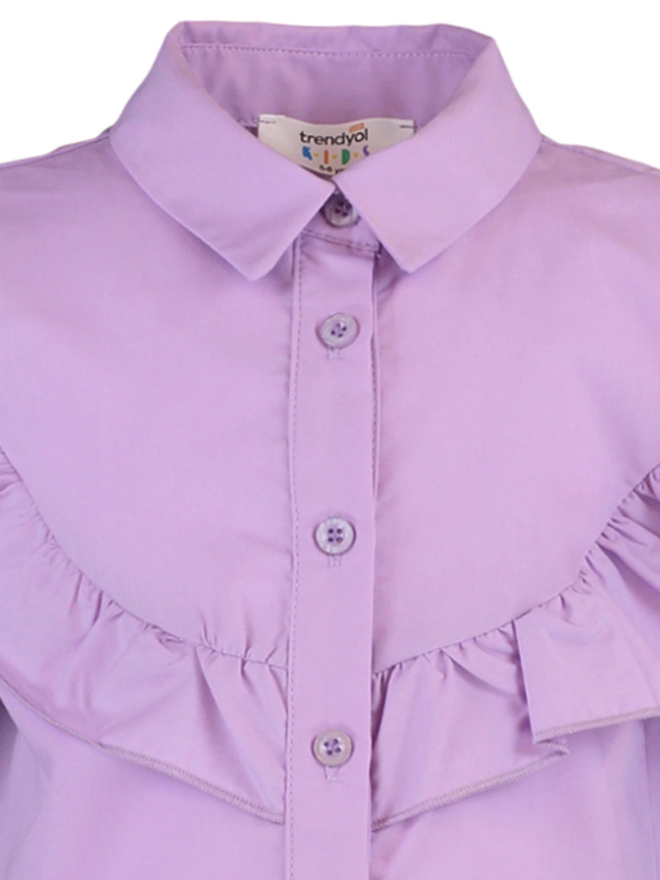 Рубашки Trendyol модель TKDSS22GO0098/Lila Рубашки Trendyol модель TKDSS22GO0098/Lila Фото