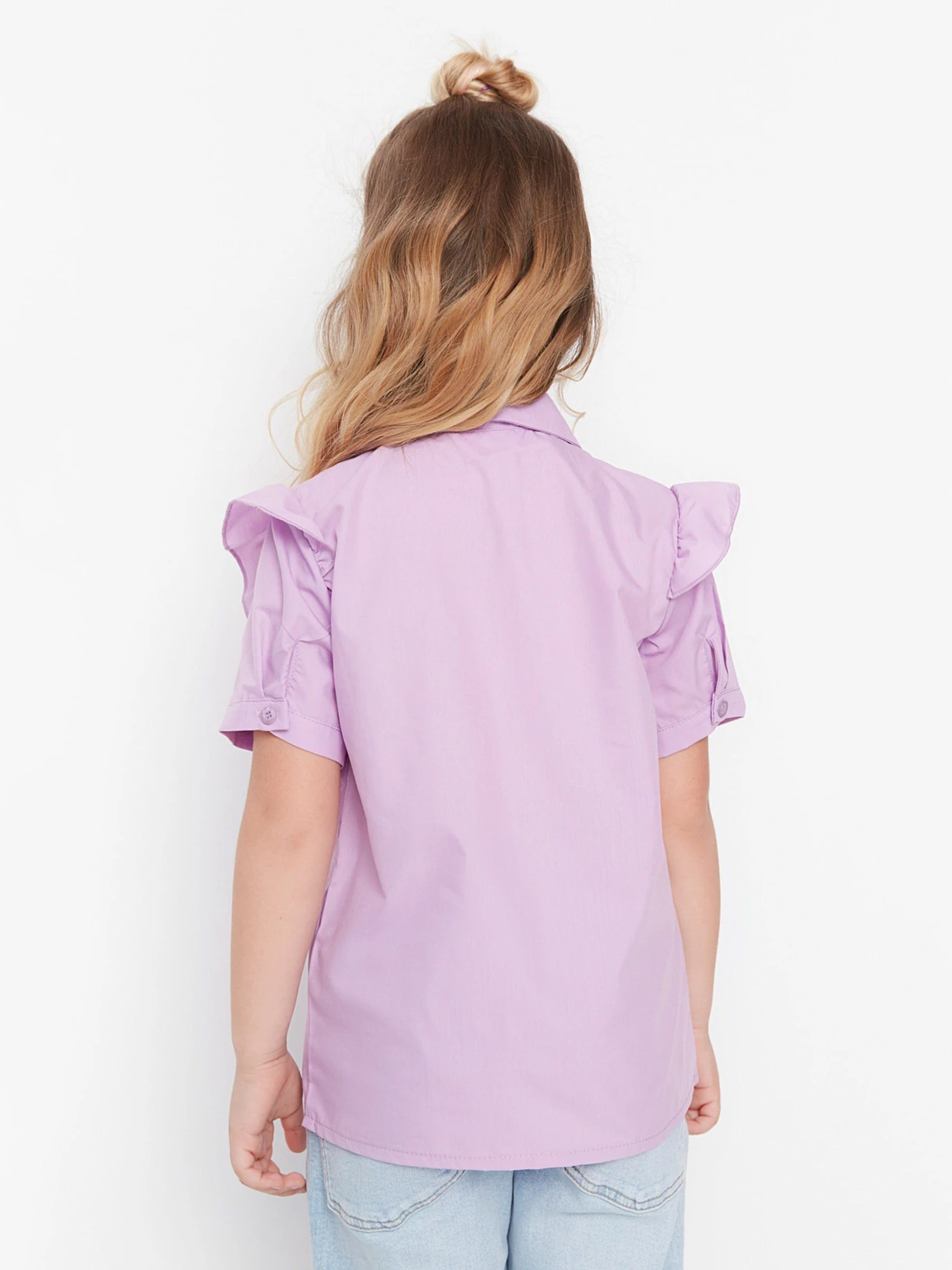 Рубашки Trendyol модель TKDSS22GO0098/Lila Рубашки Trendyol модель TKDSS22GO0098/Lila Фото