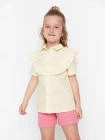 Рубашки Trendyol модель TKDSS22GO0098/Sari Фото
