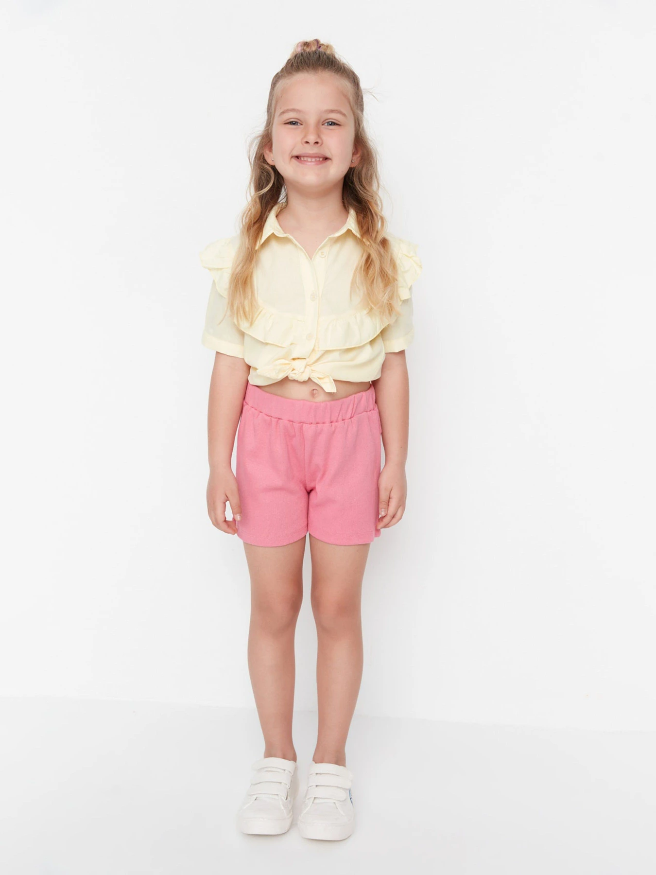 Шорты Trendyol модель TKDSS22SR00006/Pembe Фото