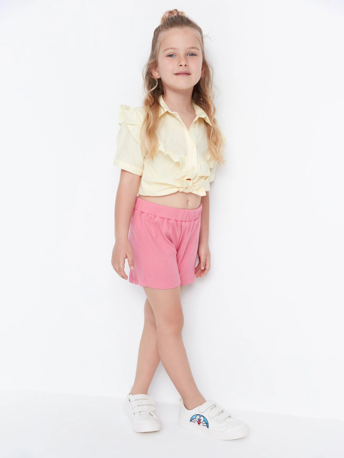 Шорты Trendyol модель TKDSS22SR00006/Pembe Фото