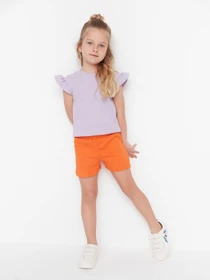 Шорты Trendyol модель TKDSS22SR00006/Turuncu Фото